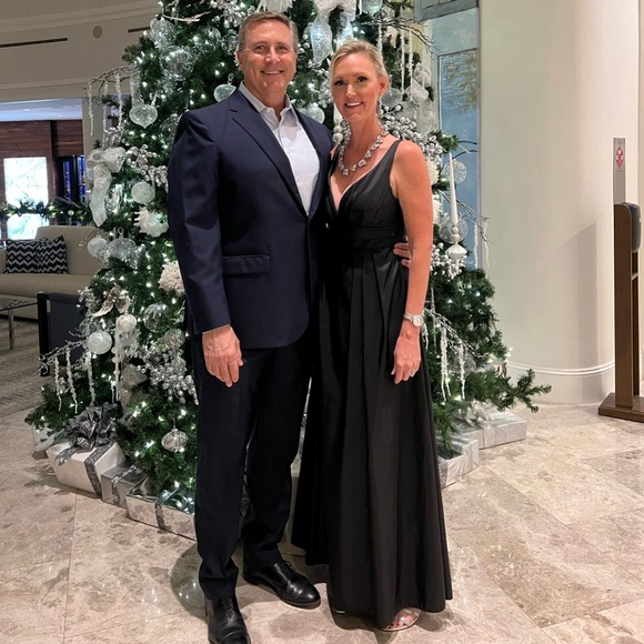 Vineyard Collection Formal Black Dress 8 - Picture 9 of 12